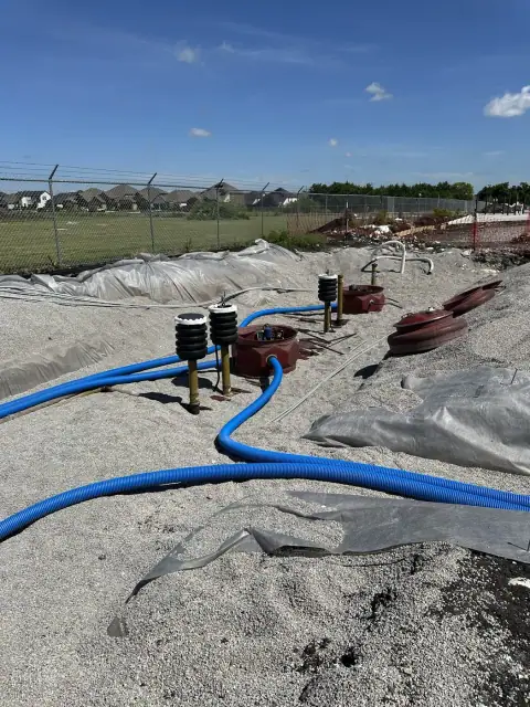 Flexible product piping connecting at the tank sumps